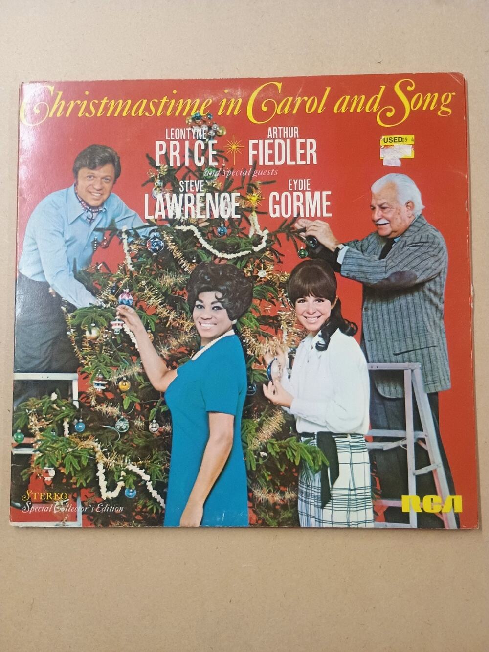 Christmas Time In Carol and Song Album LP Vinyl Price Fieldler Lawrence Gorme